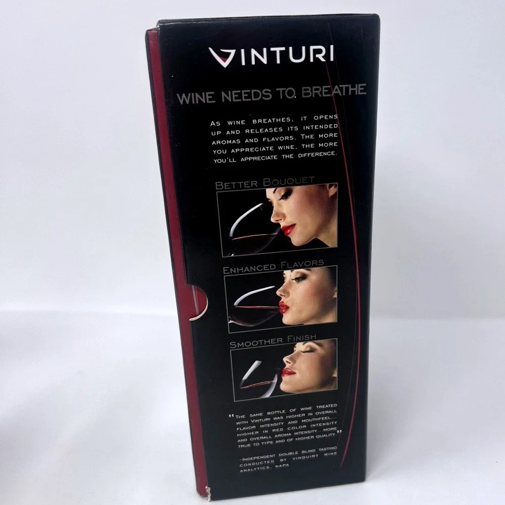 Vinturi Essential Red Wine Aerator Pourer w/ Original Box New In Box Glass Taste
